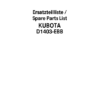Kubota D1403-EBB-EC1 Diesel Engine Parts Manual - Image 8