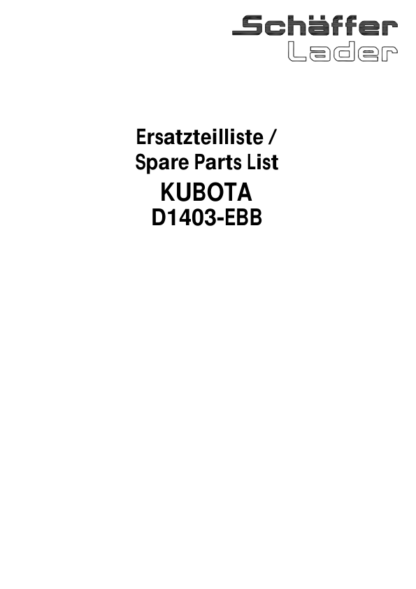 Kubota D1403-EBB-EC1 Diesel Engine Parts Manual - Image 8