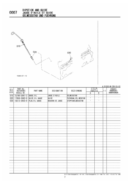 Kubota D1503-M-E3B Diesel Engine Parts Manual - Image 10