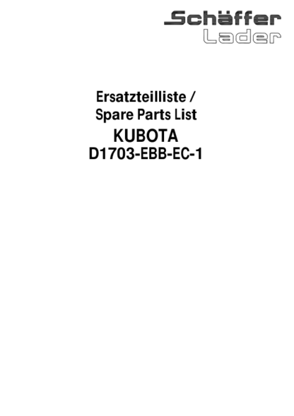 Kubota D1703-E2B-EU-X3-S Diesel Engine Parts Manual - Image 9