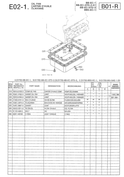 Kubota D1703-E2B-EU-X3-S Diesel Engine Parts Manual - Image 4