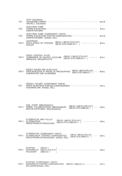 Kubota D1703-E2B-EU-X3-S Diesel Engine Parts Manual - Image 3