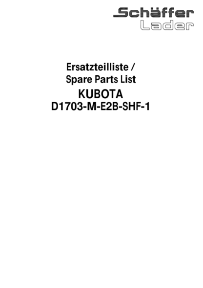 Kubota D1703-M-E2B-SHF-1 Diesel Engine Parts Manual - Image 6