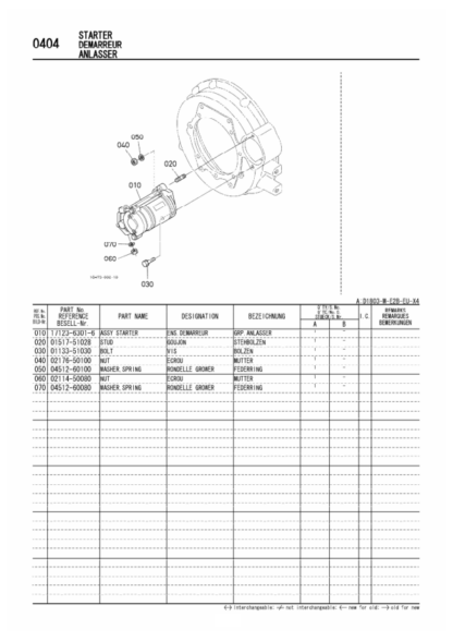 Kubota D1803-M-E2B Diesel Engine Parts Manual - Image 10