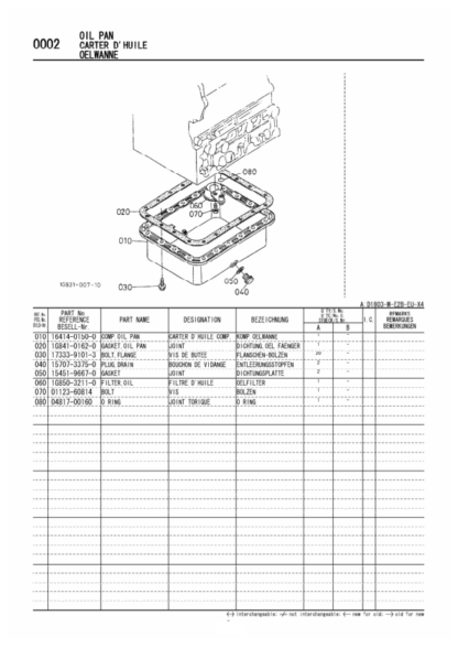 Kubota D1803-M-E2B Diesel Engine Parts Manual - Image 6