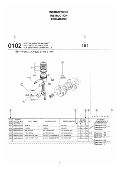 Kubota D1803-M-E2B Diesel Engine Parts Manual - Image 7