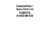 Kubota D1803-M-E2B Diesel Engine Parts Manual - Image 3