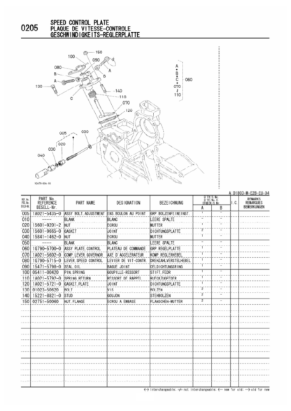 Kubota D1803-M-E2B Diesel Engine Parts Manual - Image 9