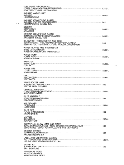 Kubota D600BBS-1 Diesel Engine Parts Catalog - Image 8