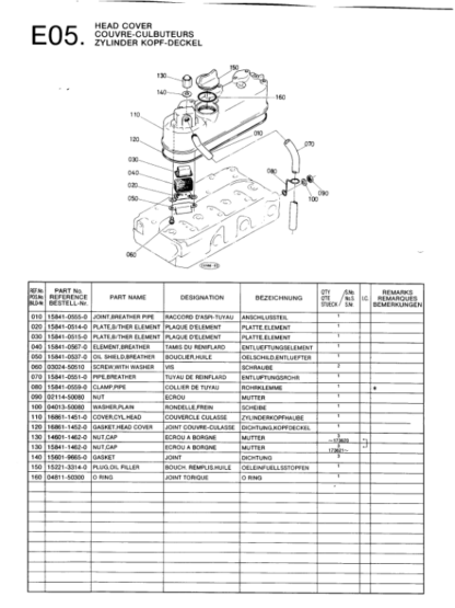 Kubota D600BBS-1 Diesel Engine Parts Catalog - Image 4