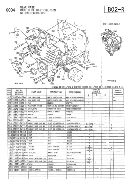 Kubota D722-BB-EC-STD-2 Diesel Engine Parts Manual - Image 6