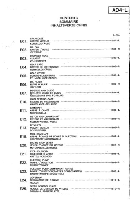 Kubota D722-BBS-EC-1 Diesel Engine Parts Catalog - Image 8