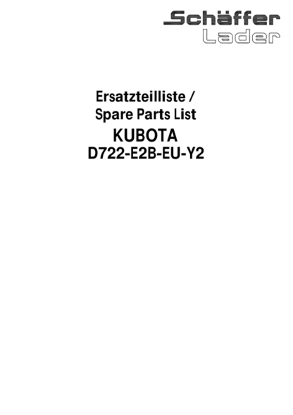 Kubota D722-E2B-EU-Y2 Diesel Engine Parts Manual - Image 3