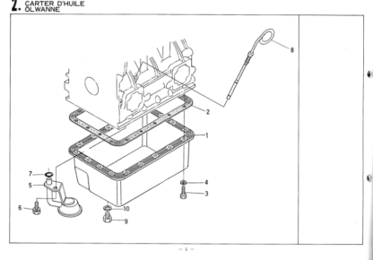 Kubota D850-BWS-1 Diesel Engine Parts Manual - Image 3