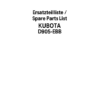 Kubota D905-EBB Diesel Engine Parts Manual - Image 11
