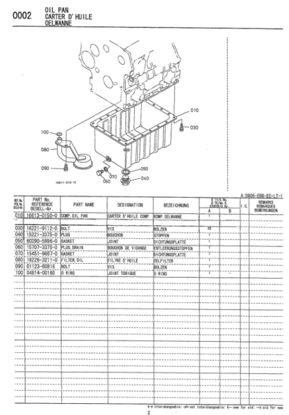 Kubota D905-EBB Diesel Engine Parts Manual - Image 6