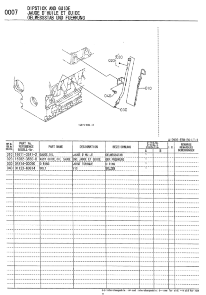 Kubota D905-EBB Diesel Engine Parts Manual - Image 10