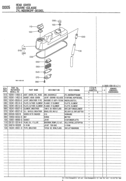 Kubota D905-EBB Diesel Engine Parts Manual - Image 9