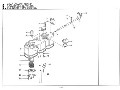 Kubota D950 Diesel Engine Parts Manual - Image 3