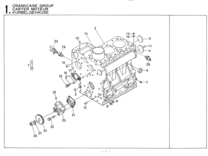 Kubota D950 Diesel Engine Parts Manual - Image 5