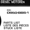 Kubota D950 Diesel Engine Parts Manual - Image 2