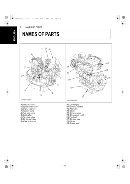 Kubota Diesel Engine Operations Manual - Image 5