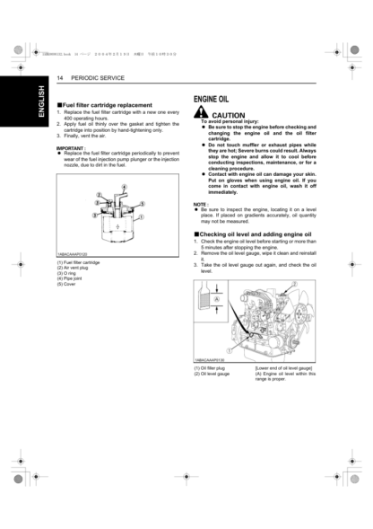 Kubota Diesel Engine Operations Manual - Image 13