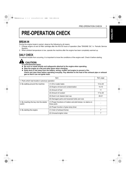 Kubota Diesel Engine Operations Manual - Image 6