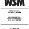Kubota E3B E3BG Series Engine Workshop Manual - Image 2