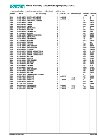 Kubota KH191KDG Diesel Engine Parts Manual - Image 8