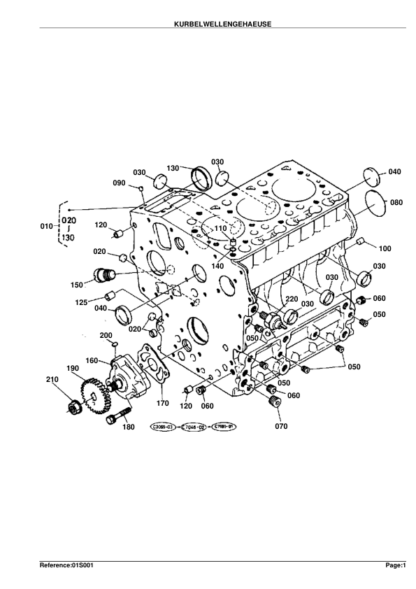 Kubota KH36H Diesel Engine Parts Manuals - Image 2