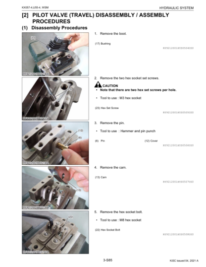 Kubota KX057-4 U55-4 Excavator Workshop Manual - Image 10