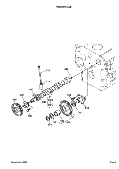 Kubota KX412SV Diesel Engine Parts Manual - Image 11