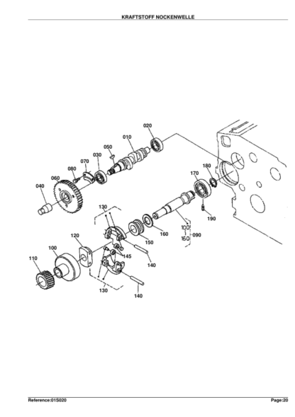 Kubota KX412SV Diesel Engine Parts Manual - Image 8