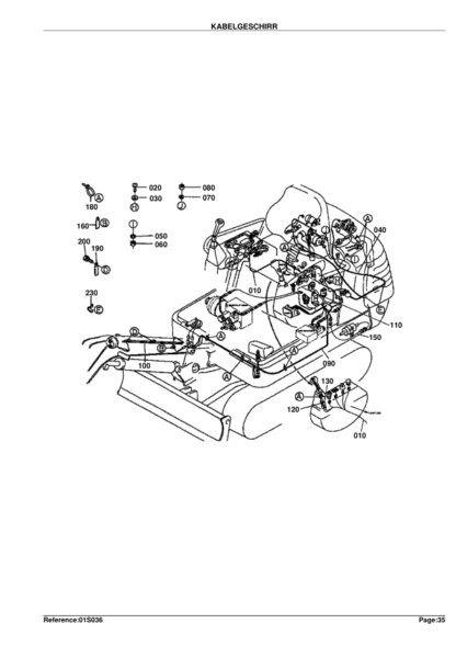 Kubota KX412SV Diesel Engine Parts Manual - Image 9