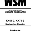 Kubota KX61-3 KX71-3 Excavator Workshop Manual - Image 2