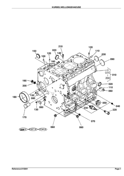 Kubota KX61H Diesel Engine Parts Manual - Image 2