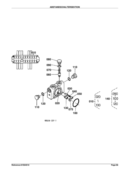 Kubota KX61H Nº50001,55000 Diesel Engine Parts Manual - Image 4