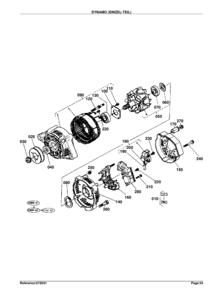 Kubota KX61H Nº50001,55000 Diesel Engine Parts Manual - Image 11