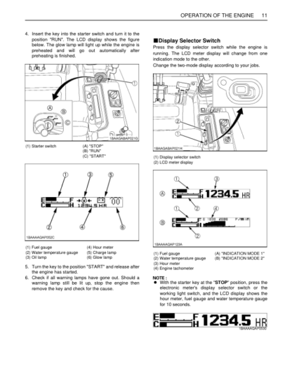 Kubota KX91-3 U35-3  Excavator Operators Manual - Image 11