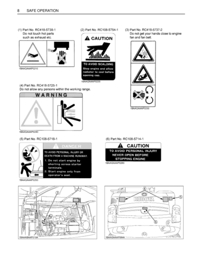 Kubota KX91-3 U35-3  Excavator Operators Manual - Image 4