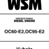 Kubota OC60-E2,OC95-E2 Diesel Engine Workshop Manual - Image 2