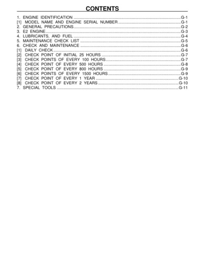 Kubota OC60-E2,OC95-E2 Diesel Engine Workshop Manual - Image 4