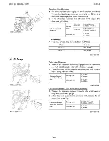 Kubota OC60-E2,OC95-E2 Diesel Engine Workshop Manual - Image 5