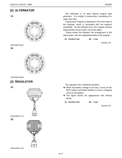Kubota OC60-E2,OC95-E2 Diesel Engine Workshop Manual - Image 8