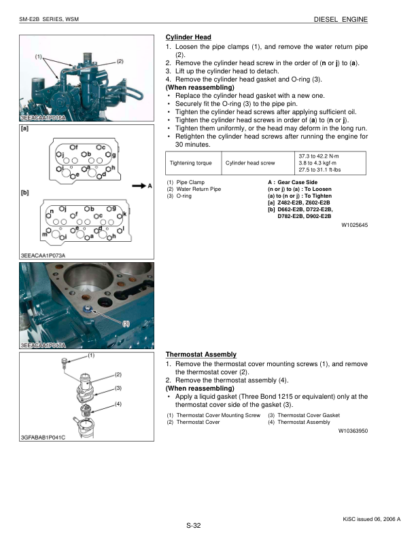 Kubota SM-E2B Diesel Engine Workshop Manual - Image 12