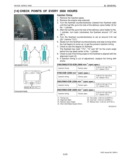 Kubota SM-E2B Diesel Engine Workshop Manual - Image 10