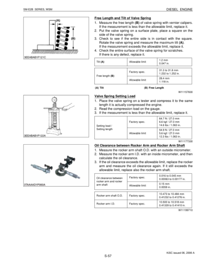 Kubota SM-E2B Diesel Engine Workshop Manual - Image 7