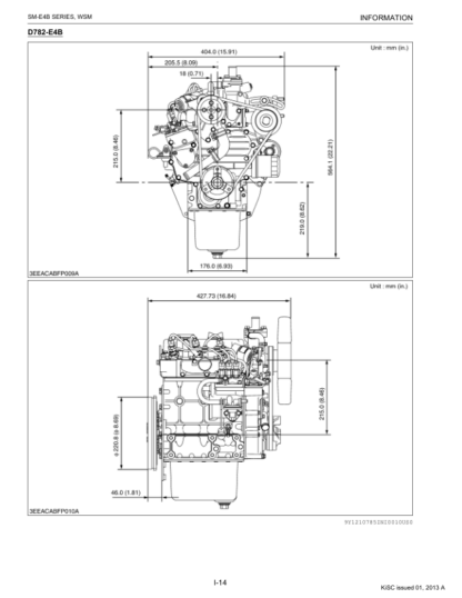 Kubota SM-E4B Diesel Engine Workshop Manual - Image 4