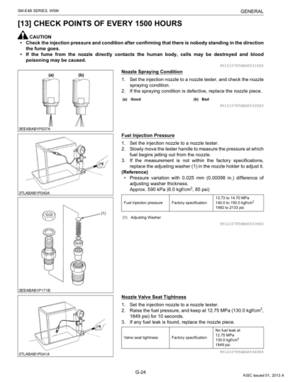 Kubota SM-E4B Diesel Engine Workshop Manual - Image 9